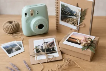 DIY-Geschenke mit Sofortbildkamera